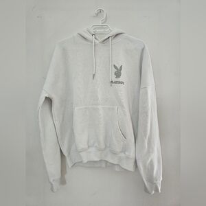 2pc Playboy White Hoodie & Jogger Set
